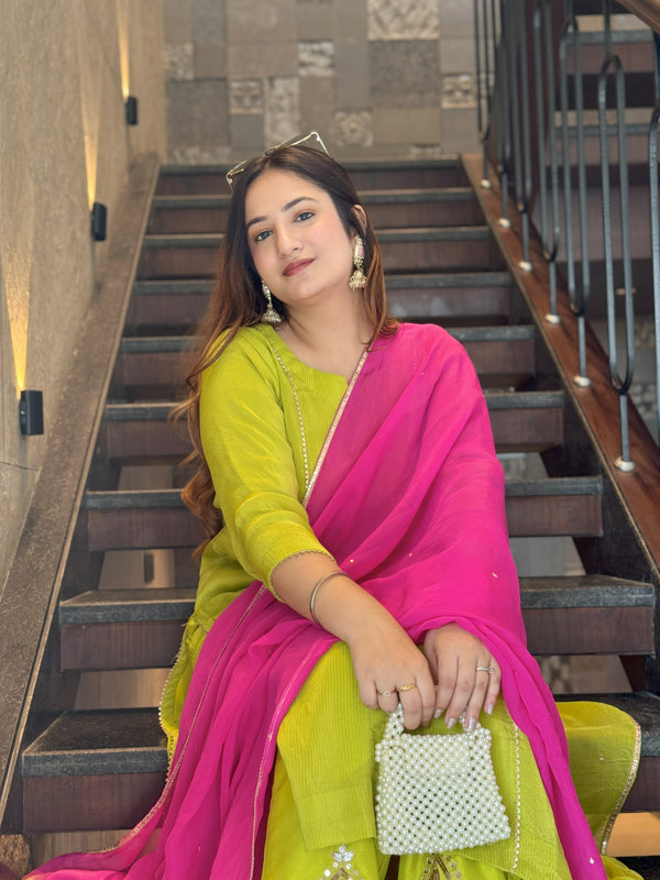 Shop Festive Yellow Haldi Sharara Suit | Elegant Women's Ethnic Wear